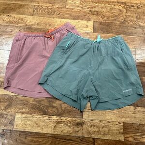 Bundle of 2x Patagonia multi trail shorts